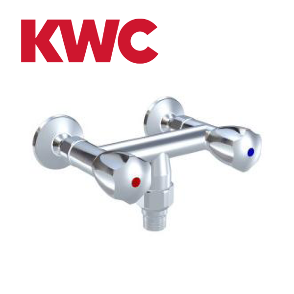 KWC Gastro K.24.42.19.000C86 Wandarmatur mit Schlauchanschluss und Rohrunterbrecher