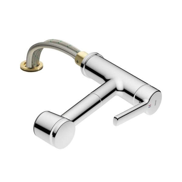 KWC LUNA-E 10.441.053.000FL umlegbar Einhebel-Küchenmischer mit Auszugsbrause