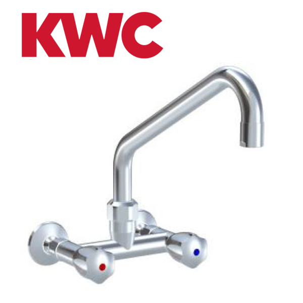 KWC Gastro K.24.42.21.000C86 Gastronomie-Wandarmatur Zweihebelmischer hoch