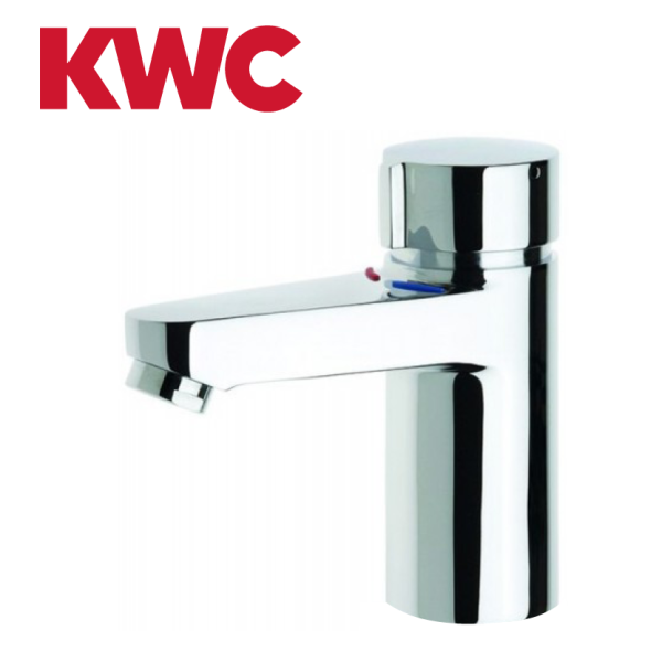 KWC 136.10.000FL Franke AQUAMIX-C Handwaschbecken-Armatur mit Druckspüler - Hydraulische Automatik