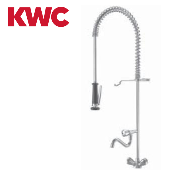 KWC Gastro K.24.41.61.000C06 Gastronomie-Geschirrbrause Zweigriffmischer mit Schwenkauslauf